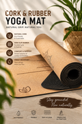Cork & Rubber Yoga Mat