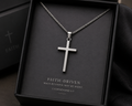 Faith-Driven Cross Necklace
