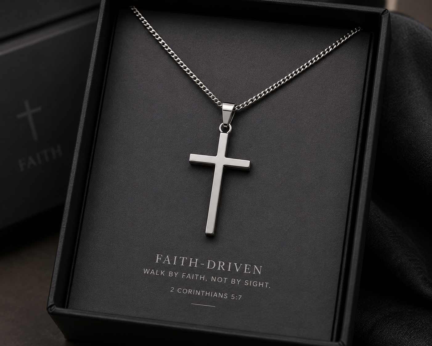 Faith-Driven Cross Necklace