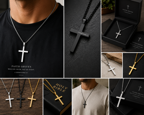 Faith-Driven Cross Necklace